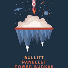 Bullitt + Panellet + Power Burkas. Graphic Design, and Traditional illustration project by Xavier Calvet Sabala - 01.29.2017
