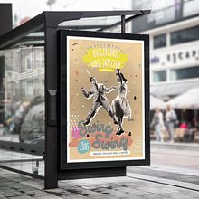 PJC - SWING EN EL XIRGU. Design, and Graphic Design project by Flor Leis - 01.30.2017