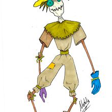 Scarecrow. Traditional illustration project by Natalia Chico Soria - 11.30.2016