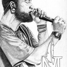 Matt Gelsomino (Novelists). Traditional illustration project by Natalia Chico Soria - 01.11.2016