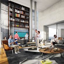3d Visualización Arquitectónica - Interiores. 3D, Interior Architecture, Architecture, Interior Design & Infographics project by Mike Quiroz - 07.15.2015
