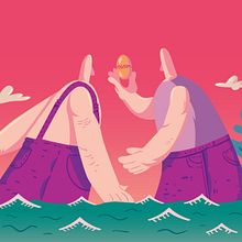 Giants. Un progetto di Illustrazione tradizionale di Sergio R. Cerón - 30.01.2017