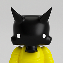 Mi Proyecto del curso: Diseño de personajes en Cinema 4D: del boceto a la impresión 3D.. Projekt z dziedziny 3D, Projektowanie zabawek, Projektowanie produktowe i Projektowanie postaci użytkownika Oscar Moctezuma - 31.01.2017