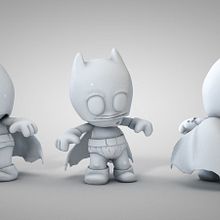 Batmasito . Un progetto di 3D, Fumetto, Design, Design di giocattoli, Character design, Graphic design e Scultura di juan alvarez - 31.01.2017