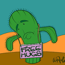 Animación "Abrazos gratis (Free hugs)". Un proyecto de Animación e Ilustración tradicional de RULO Raul Perez Sanchez - 27.01.2017