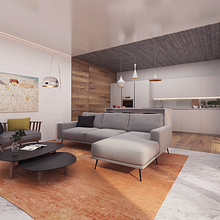 Infografías Fachada-Terraza-Salón-Cocina. 3D, Architecture, Interior Architecture, Design, Interior Design & Infographics project by Diamond Architecture - 01.31.2017