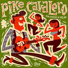 Pike Cavalero - LP cover. Un projet de Direction artistique, Design , Design graphique, Illustration traditionnelle, Musique , et Packaging de Pablo Lacruz - 31.01.2017