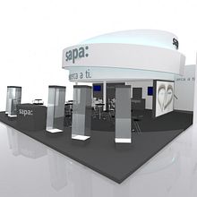 Stand Grupo Sapa Veteco 2016. Un progetto di Design e Scenografia di Iván Martinez - 31.01.2016