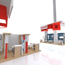 Stand Canada Mobile 2017. Un progetto di Design e Scenografia di Iván Martinez - 31.01.2016