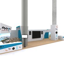 Stand Malaga Fitur 2017. Un progetto di Design e Scenografia di Iván Martinez - 31.01.2016