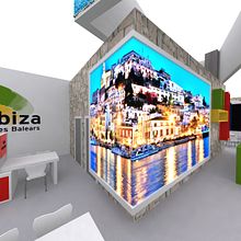 Stand Ibiza Fitur 2017. Un progetto di Design e Scenografia di Iván Martinez - 31.01.2017