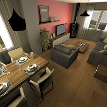 Diseño salón/Comedor. Un progetto di Interior design di Iván Martinez - 31.01.2017