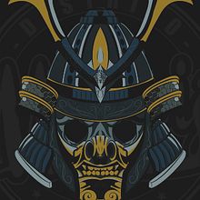 samurai. Street Art, and Traditional illustration project by Miguel - 02.01.2017