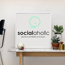 Social Aholic. Br, ing, Identit, Editorial Design, and Web Design project by Buri ® - 02.01.2017
