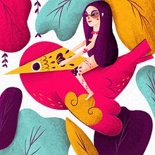 Secret 7" - Copertina in vinile. Un progetto di Character design e Illustrazione tradizionale di Fabiola Correas - 02.05.2016