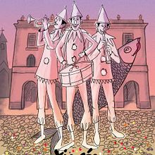 La Charanga - Propuesta de Cartel de Antroxu Xixón 2017 (NO PREMIADO).. Traditional illustration project by Héctor del Campo Rodríguez - 02.01.2017