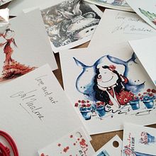 Muy flamencas:  Mini prints y pulseras. . 3D, Arts, Crafts, Fine Arts, Traditional illustration, and Packaging project by Lorena Lopez Malone - 04.30.2016