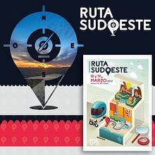 RUTA SUDOESTE Branding-Identity-Illustration. Un projet de Br, ing et identité, Direction artistique, Design , Design graphique, Illustration traditionnelle, Naming , et Publicité de Israel Vega Paradas - 01.02.2017