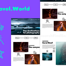 Travel.World. Un proyecto de Diseño Web y UX / UI de Gorka Aguirre Velasco - 02.02.2017