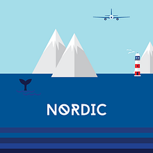 NORDIC. Un proyecto de Publicidad, Dirección de arte, Br, ing e Identidad, Diseño gráfico, Ilustración tradicional y UX / UI de Bojana Rajicic - 02.02.2017