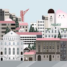 Hood / Belgrade puzzle. Un proyecto de Dirección de arte e Ilustración tradicional de Bojana Rajicic - 02.02.2017