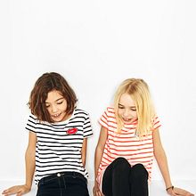Girls Stripes Summer 16. Traditional illustration project by Nancy Fernández Pérez - 04.30.2016