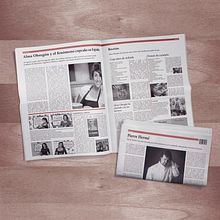 Maquetación periódico. Design, T, and pograph project by Almudena La Orden - 11.15.2015