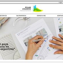 Web para la podóloga Pilar Vicente. Un proyecto de Desarrollo Web de rseoaneb - 14.12.2016