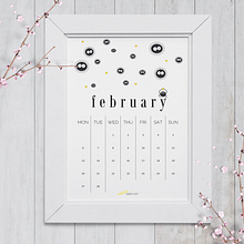 Calendario Febrero 2017 Ein Projekt aus dem Bereich Grafikdesign von Jessica Tarrío - 07.02.2017