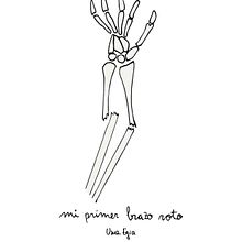 "Mi primer brazo roto". Comic projeto de Usue Egia - 06.02.2017