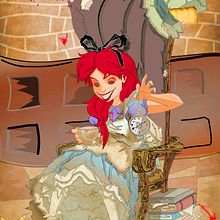 Alice. Traditional illustration project by manuelisandror - 03.08.2007