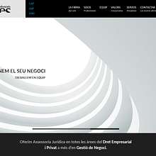 Renovación de la web corporativa de Més Advocats. Un proyecto de Desarrollo Web de rseoaneb - 14.09.2015