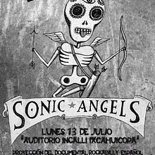Cartel // Sonic Angels en UAM "Azcapotzalco". Graphic Design, and Photograph project by Edgar Mendoza - 07.05.2009