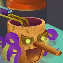 Pinocchio (Técnicas avanzadas de ilustración vectorial). Graphic Design, and Traditional illustration project by Sergio Méndez Tierra - 02.10.2017