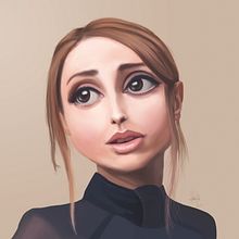 "Zahara" Pintura digital en Photoshop. Fine Arts, Design, Character Design, Traditional illustration, and Painting project by Vicente Herrera Teruel - 02.10.2017