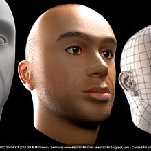 Cara en CGI 3D. 3D, Design, Graphic Design, and Character Design project by Ivan C - 01.10.2016