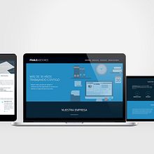 Diseño de Web e ilustraciones para fraileasesores.com. Web Design project by Diego Ortega - 02.11.2017
