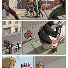 Comic Parkour (francés). Un proyecto de Cómic e Ilustración tradicional de Esther Lecina Sesén - 15.03.2016