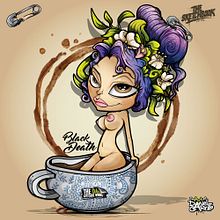 Venus Balck Death. Character Design, and Traditional illustration project by Daniel Carrillo - 02.13.2017