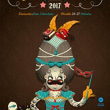 Inauteriak 2017. Un progetto di Design, Character design, Graphic design e Illustrazione tradizionale di Rafa Velásquez - 13.02.2017