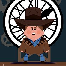 Regreso al futuro 3. Un proyecto de Ilustración tradicional de José Ramón Gómez Villate - 14.02.2017