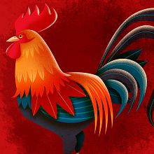 Año nuevo chino 2017. Traditional illustration project by David G. Ferrero - 02.14.2017