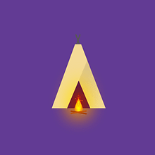 Camp Here App. Animation, Br, ing, Identit, Art Direction, Design, Graphic Design, Traditional illustration, Motion Graphics, and UX / UI project by BlauBear Design Studio - 02.14.2017