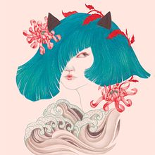 Ilustraciones Nipon Taku Shop. Design, and Traditional illustration project by cristina carmona saucedo - 02.15.2017