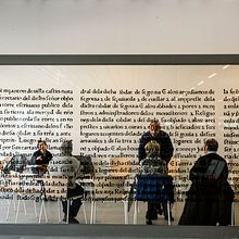 Señalización Biblioteca Pública del Estado en Segovia. Accesibilidad/Diseño para Todos. Arquitectura Cano y Escario. Architecture project by Luis Estévez - 02.21.2017