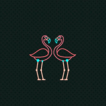 Animation - Flamingo's Love Ein Projekt aus dem Bereich Animation und Traditionelle Illustration von Izaskun Sáez - 16.02.2017