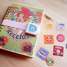 Recetario - Ilustración de cubierta, maquetación interior y encuadernado. Un proyecto de Diseño de producto de Ana Belén Vázquez Ostos - 09.08.2016