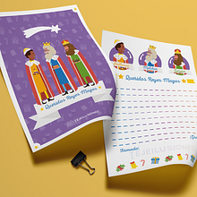 Queridos Reyes Magos. Un progetto di Graphic design e Illustrazione tradizionale di Lydia Pagán - 23.12.2016