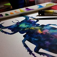 Dentro de las cosas pequeñas hay todo un universo... Ein Projekt aus dem Bereich Bildende Künste und Traditionelle Illustration von María Fernández - 16.02.2017