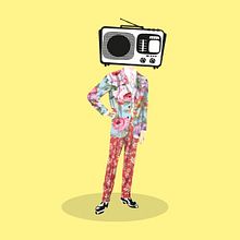 Video killed the radio star. Design, and Traditional illustration project by Patti Martinez - 02.17.2017
